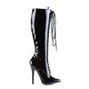 Devious - DOMINA2020 Knee high boot - Pole dance shoes - Black Product image